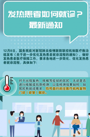 發(fā)熱患者如何就診？最新通知
